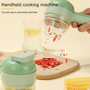 4 in 1 Handheld Electric Vegetable Cutter