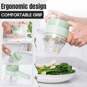 4 in 1 Handheld Electric Vegetable Cutter
