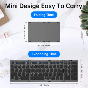 Airy Pad | Foldable Wireless Bluetooth Keyboard